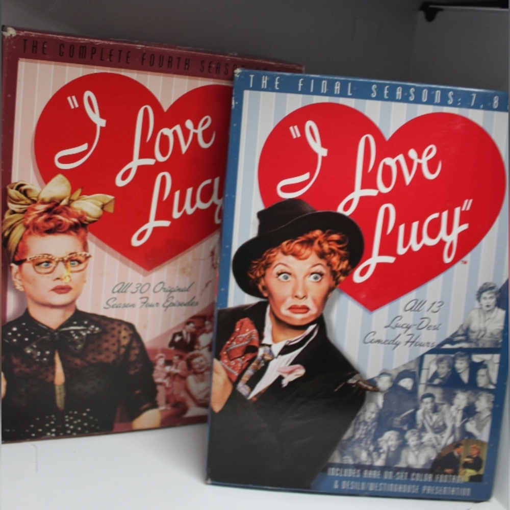 Three "I Love Lucy" Box Sets: Complete 1st Season, 4th Season, & Final Seasons